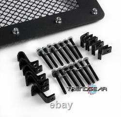 09-12 Ford F-150 F150 Truck Front Upper Rivet Stainless Steel Mesh Grille Black