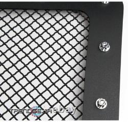 09-12 Ford F-150 F150 Truck Front Upper Rivet Stainless Steel Mesh Grille Black
