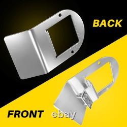 10X Truck Trailer Stainless Steel Mount Watermelon Light Under Frame Brackets EC