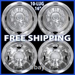 10 Lug FORD F450 1988-1998 16 Dual Wheel Simulators Dually Rim Liners Hub Caps