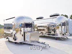 10' Mobile Food Cart Trailer Made to Order Stainless Steel Custom Food Truck