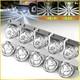 10x White Truck Led Watermelon Lights Side Marker With Stainless Steel Brackets