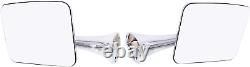 110748 Stainless Steel Exterior Mirror Set for 1970-72 Chevy/Gmc Truck, Polished