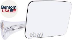 110748 Stainless Steel Exterior Mirror Set for 1970-72 Chevy/Gmc Truck, Polished