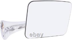 110748 Stainless Steel Exterior Mirror Set for 1970-72 Chevy/Gmc Truck, Polished