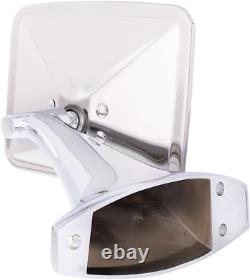 110748 Stainless Steel Exterior Mirror Set for 1970-72 Chevy/Gmc Truck, Polished