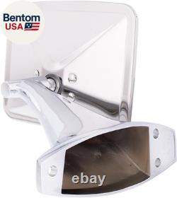 110748 Stainless Steel Exterior Mirror Set for 1970-72 Chevy/Gmc Truck, Polished