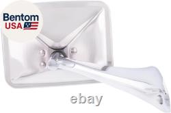110748 Stainless Steel Exterior Mirror Set for 1970-72 Chevy/Gmc Truck, Polished