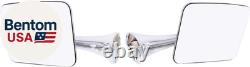 110748 Stainless Steel Exterior Mirror Set for 1970-72 Chevy/Gmc Truck, Polished
