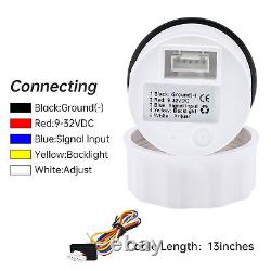 110mm GPS Speedometer 0-80MPH Tacho 6000RPM Waterproof For Car Marine Boat Truck