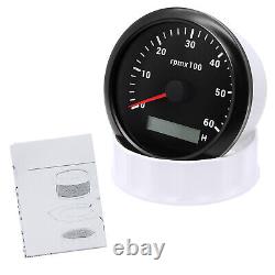 110mm GPS Speedometer 0-80MPH Tacho 6000RPM Waterproof For Car Marine Boat Truck