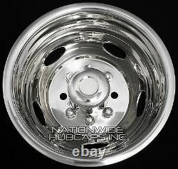 11-19 Silverado 3500 17 Dually Stainless Steel Wheel Simulators Dual Rim Liners