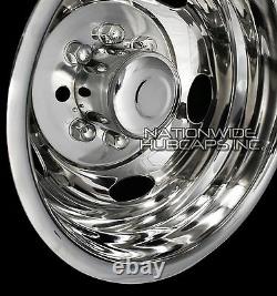 11-19 Silverado 3500 17 Dually Stainless Steel Wheel Simulators Dual Rim Liners