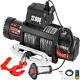 12000ibs Electric Winch 12v 85ft Synthetic Rope 4wd Atv Utv Winch Towing Truck