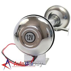12V 390mm Stainless Steel Single Trumpet Horn For Truck Train Car Marine Boat