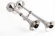 12v Electric Dual Trumpet Marine Horn Stainless Steel Universal Rv Truck, Silver