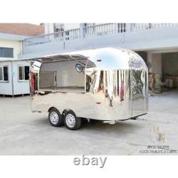 12' Mobile Food Cart Trailer Made to Order Stainless Steel Custom Food Truck