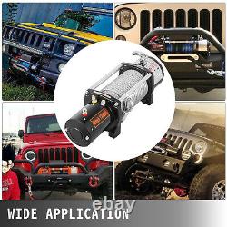 13000LBS Electric Winch 12V 85FT Steel Cable Off-road UTV Truck Towing Trailer