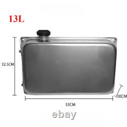 13L Stainless Steel Fuel Tank Oil Air Diesel Heater For Car Truck VAN Universal