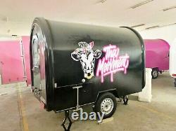 13' Mobile Food Cart Trailer Made to Order Stainless Steel Custom Food Truck