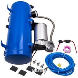 150PSI 12v Air Compressor 1.6 Gallon Tank 6L For Air Horn Bag System Train Truck