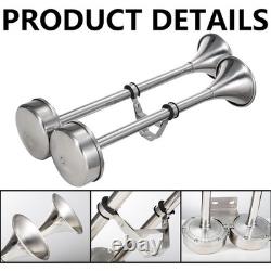 150dB Stainless Steel Boat Horn Waterproof Marine Trumpet for Yacht, Truck, SU