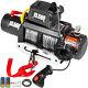 15500lb Electric Winch 12v Synthetic Cable Off-road Atv Utv Truck Towing Trailer