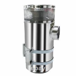 15 Inch Stainless Steel Peterbilt 379 389 Truck Air Cleaner Vortox Style 7 ID