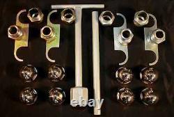 16 6 Lug 6 Vent Hole Import Trucks STAINLESS STEEL WHEEL SIMULATOR COVERS