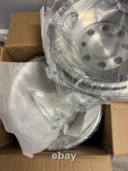 16 8 Lug Wheel Simulators Stainless Steel With Bolt Kit Fit for Pick-Up Trucks