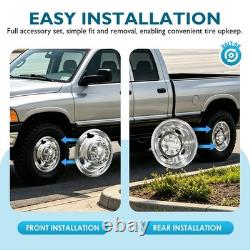 16'' Stainless Steel Dual Wheel Simulators Kits 1974-1999 Dodge Ram 3500 Truck