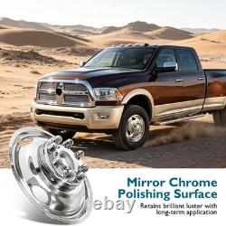 16'' Stainless Steel Dual Wheel Simulators Kits 1974-1999 Dodge Ram 3500 Truck