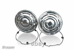 17.5 Swedish Style Full Set Wheel Trims For Truck Bus Polished Stainless Covers