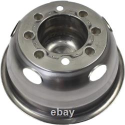 17'' 8 Lugs 5 Holes Stainless Steel Wheel Simulator for 2011-2021 GMC 3500 Truck