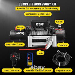 18000Ibs Electric Winch 12V 75Feet Steel Rope 4WD ATV UTV Winch Towing Truck