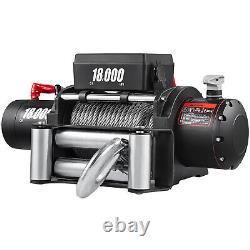 18000Ibs Electric Winch 12V 75Feet Steel Rope 4WD ATV UTV Winch Towing Truck