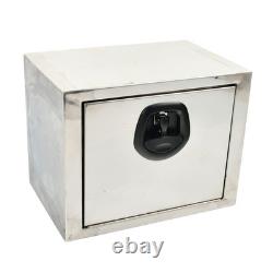 18x12x14 Stainless Steel Underbody Truck Tool Box Trailer Storage withLock