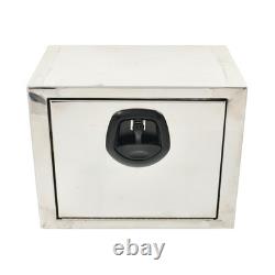 18x12x14 Stainless Steel Underbody Truck Tool Box Trailer Storage withLock
