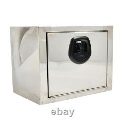 18x12x14 Stainless Steel Underbody Truck Tool Box Trailer Storage withLock