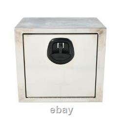 18x14x16 Stainless Steel Underbody Truck Tool Box Trailer Storage withLock