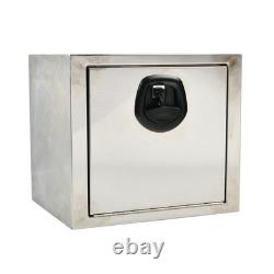 18x14x16 Stainless Steel Underbody Truck Tool Box Trailer Storage withLock
