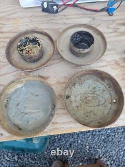 1934-1939 Ford Pick-up Truck Stainless Steel Hub Caps. Set of 4
