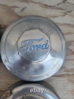 1934-1939 Ford Pick-up Truck Stainless Steel Hub Caps. Set of 4