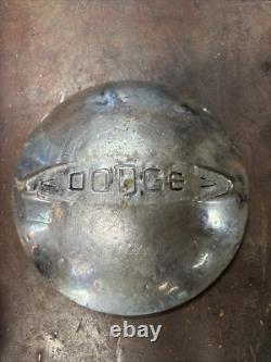1937-38 Dodge Truck Car Hubcap Center Cap, Moon Style, Artillery Wheel