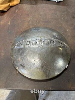 1937-38 Dodge Truck Car Hubcap Center Cap, Moon Style, Artillery Wheel
