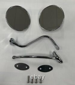 1947-1954 Chevrolet Gmc Truck Exterior Mirror Kit Screws And Gaskets New