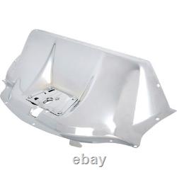 1947-53 Chevrolet GMC Truck Hood Latch Panel Stainless Steel Satin Chrome