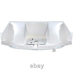 1947-53 Chevrolet GMC Truck Hood Latch Panel Stainless Steel Satin Chrome