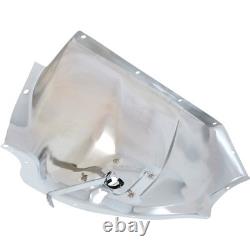 1947-53 Chevrolet GMC Truck Hood Latch Panel Stainless Steel Satin Chrome