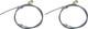 1947-54 Chevrolet Truck Lokar Rear Parking Brake Cables With Stainless Steel